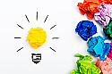 Grafik für Ideen (Glühlampe in Papierform), Quelle: iStock.com/StockRocket
